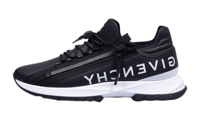 Scarpe da ginnastica in pelle nera Spectre