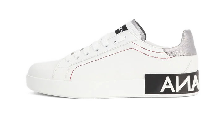 Calfskin nappa Portofino sneakers White