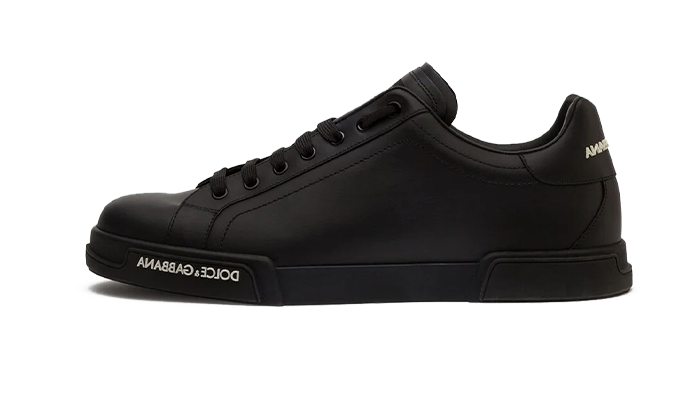 Calfskin nappa Portofino sneakers Black