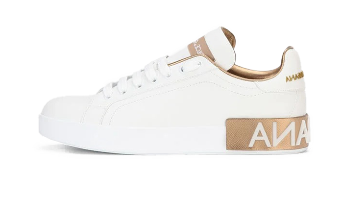 Calfskin Portofino sneakers White Gold