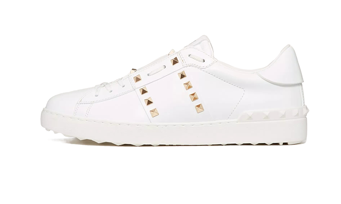 Sneaker Rockstud White Gold