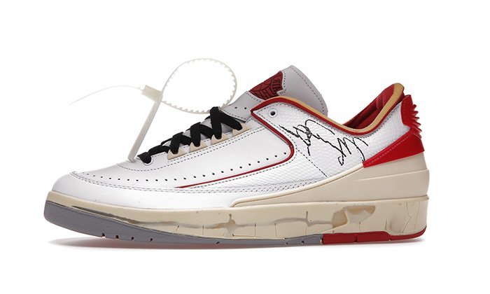 Jordan 2 Retro Low Off-White White Red