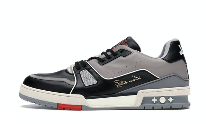 LV Trainer Sneaker Black Grey