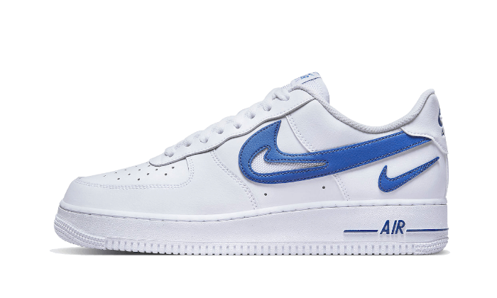 07 FM Cut Out Swoosh White Game Royal
